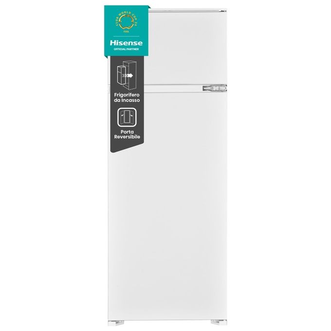 Hisense RI1P205NEWE Frigorifero Combinato da Incasso 205 L 145 cm Classe E 39 dB Porte Reversibili LED colore Bianco