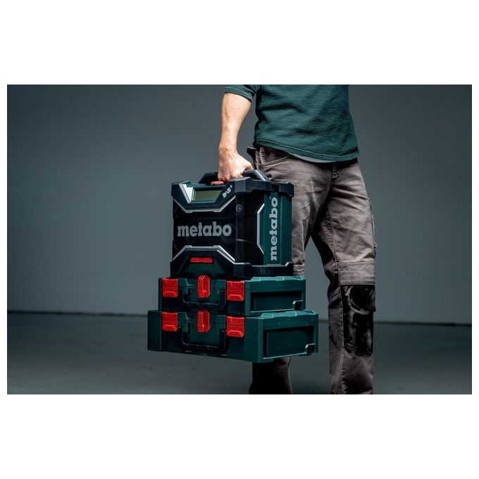 Metabo RC 12-18 Radio da Cantiere DAB+ FM Bluetooth 5.0 32W IP54 a Batteria 12-18V colore Nero