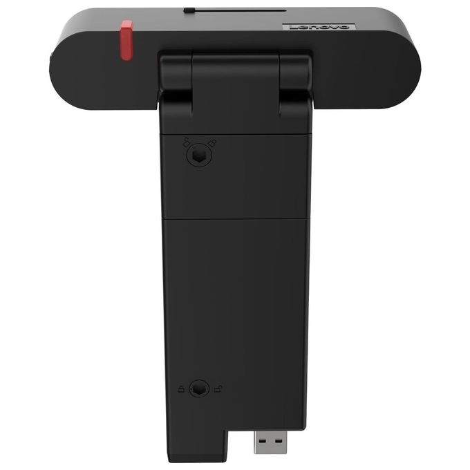 Lenovo MC60 ThinkVision Webcam Full HD 1920 x 1080 Pixel USB 2.0 con Doppio Microfono e Otturatore Privacy colore Nero