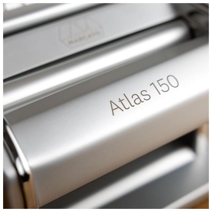 Marcato AT-150-POWD-GRI Atlas 150 Macchina per Pasta Manuale Sfogliatrice 150 mm 10 Posizioni colore Ice