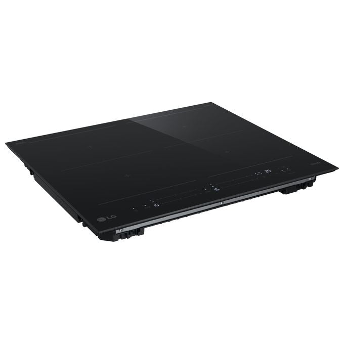 LG CBIZ2437B Piano cottura induzione 60 cm 4 Zone 2 Zone Flex 7400 W 15 Livelli Boost Wi-Fi Vetroceramica Schott colore Nero
