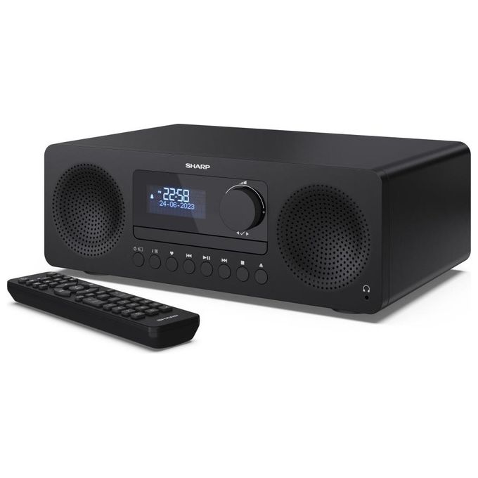Sharp XL-B720D Microsistema Audio per la Casa 30 W Bluetooth 5.0 DAB+ FM Lettore CD USB colore Nero