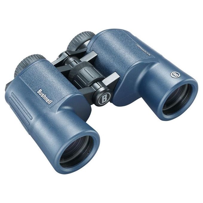 Bushnell 134211R H2O 2 Binocolo 10x42 Porro Completamente Multicoated Impermeabile IPX7 Antinebbia Azoto Occhiali Twist Up colore Blu