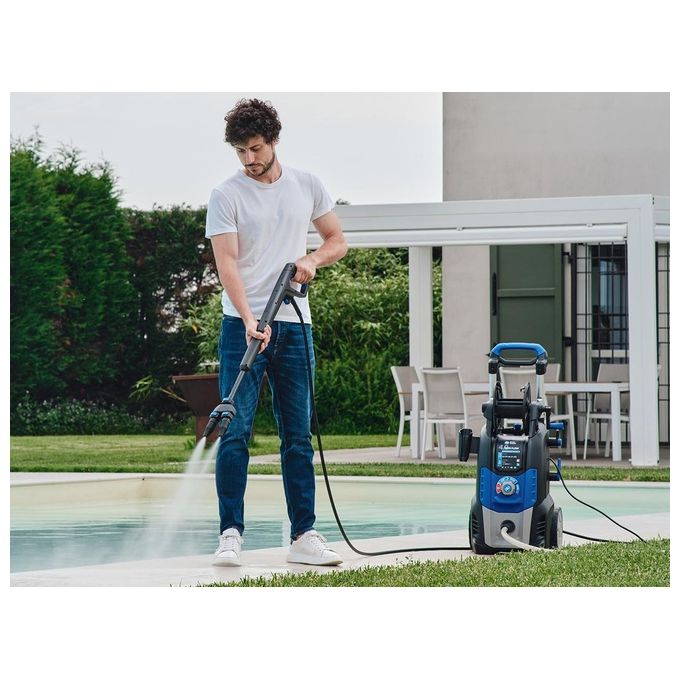 AR Blue Clean 4.0 TWIN FLOW Idropulitrice Alta Pressione Dualtech System 2500 W 150 Bar 810 l-h colore Blu