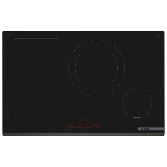 Bosch PVS831HB1E Serie 6 Piano cottura a induzione 80 cm 4 zone Touch Wi-Fi colore Nero