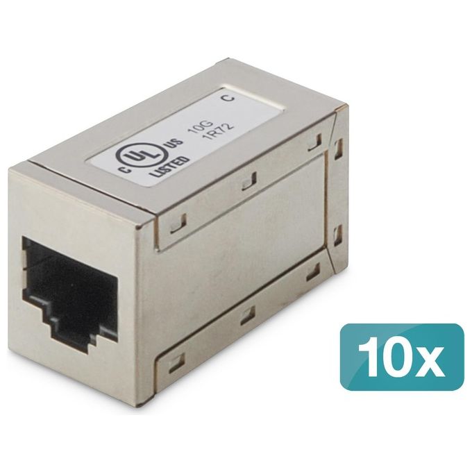 Digitus Accoppiamento Modulare Cat 6 Schermato 10 Pezzi