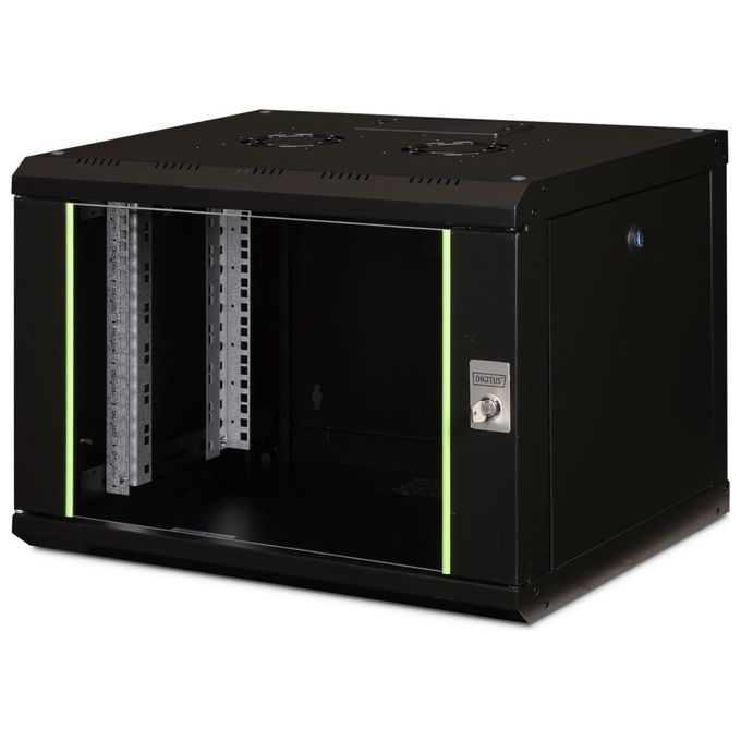 Digitus Armadio 7 Unita' Da Muro Linea Soho (A)380X(L)600X(P)450 Mm- Colore Nero Ral 9005