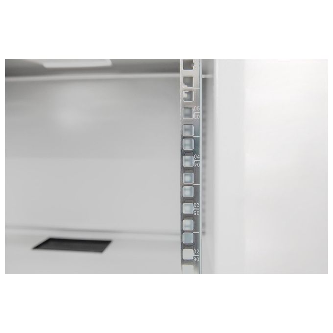 Digitus DN-19 12-U-S-1 SOHO Armadio Rack da Muro 19'' 12U 60 Kg IP20 porta in vetro profondita' 400 mm smontato colore Grigio