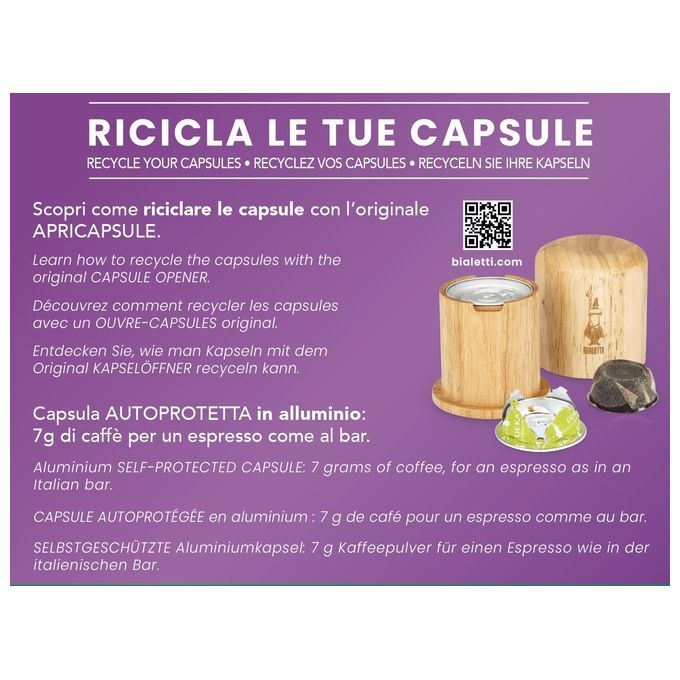 Bialetti Capsule Milano 72 Pezzi