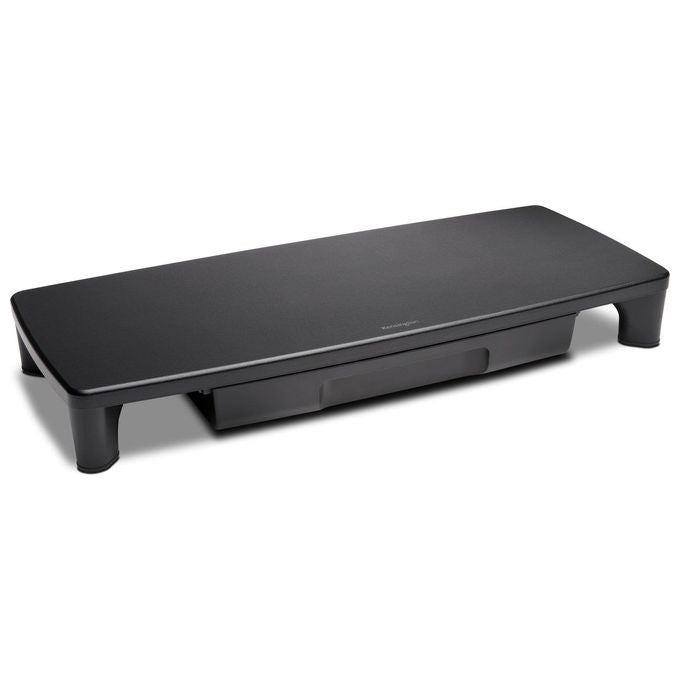 Kensington K55725WW Supporto per Monitor con Cassetto SmartFit Regolabile in Altezza per Monitor fino a 30'' e 15 Kg colore Nero