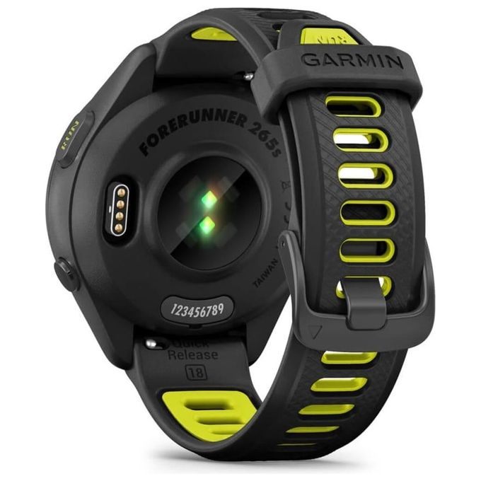 Garmin Forerunner 265S 42mm 1.1'' Amoled GPS Sport Salute Notifiche Nero - Giallo
