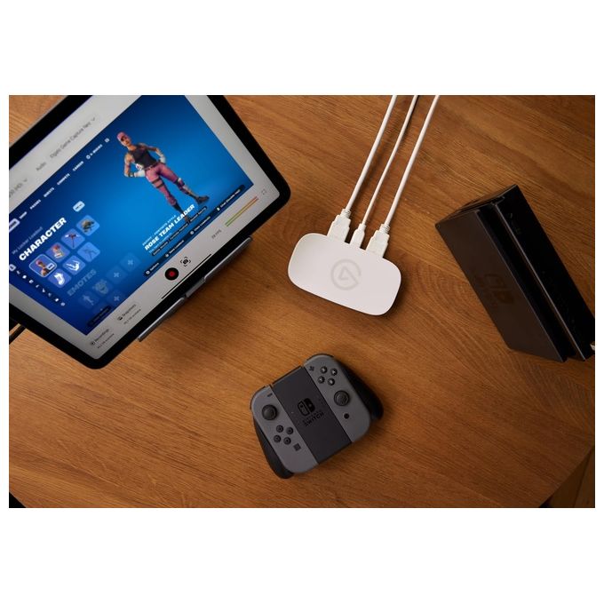 Elgato 10GBI9901 Game Capture Neo Scheda di Acquisizione Video USB 3.2 Gen 1 HDMI 4K60 HDR Pass-Through 1080p60 colore Bianco