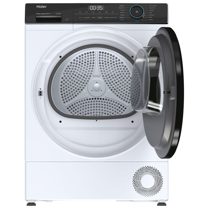 Haier HD100-A2939E-IT I-Pro Serie 3 Asciugatrice Pompa di Calore 10 Kg Classe A++ 15 Programmi Wi-Fi (84.5x59.5x66.5 cm) colore Bianco