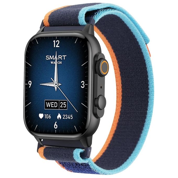 Trevi T-FIT 430 A Smartwatch con Display 1,95'' AMOLED Always-On Funzione Chiamata Wireless Resistenza IP68 colore Nero