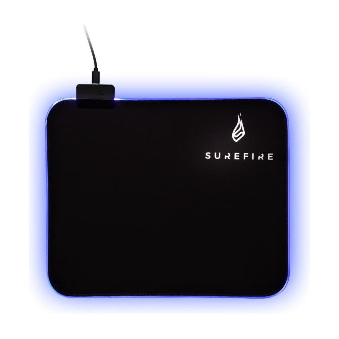 SureFire Tappetino per Mouse da Gaming Silent Flight RGB-320