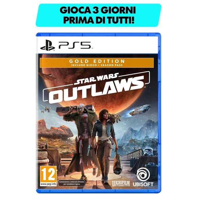Star wars outlaws gold edition videogioco azione avventura per playstation 5 ubisoft