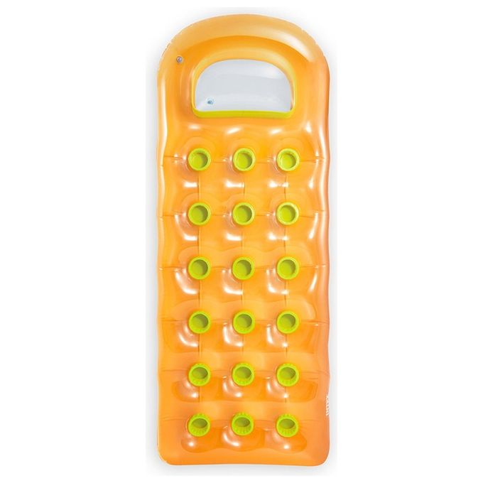 Intex, Materassino Gonfiabile 18 Buchi Con Oblo', 188 x 71 cm
