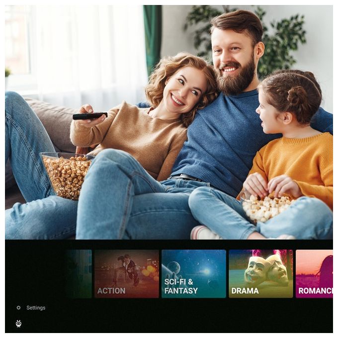 Panasonic TB-55W60AEZ Serie W60 Smart TV LED 4K Ultra HD 55'' TiVo Dolby Vision Dolby Atmos Game Mode colore Nero