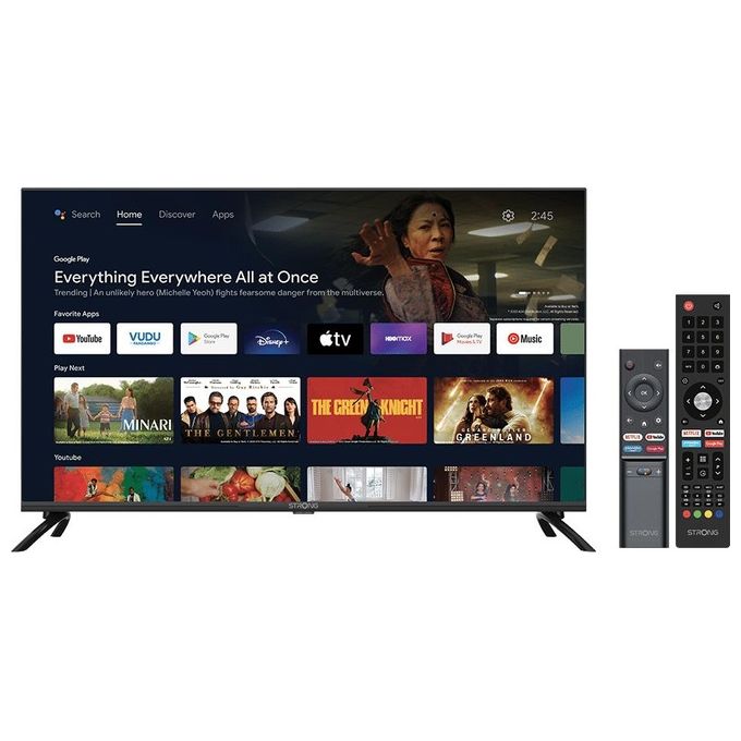 Strong SRT40FD5553 Smart TV 40'' Full HD Android TV 11 DVB-T2 DVB-S2 DVB-C Wi-Fi HDR10 colore Nero