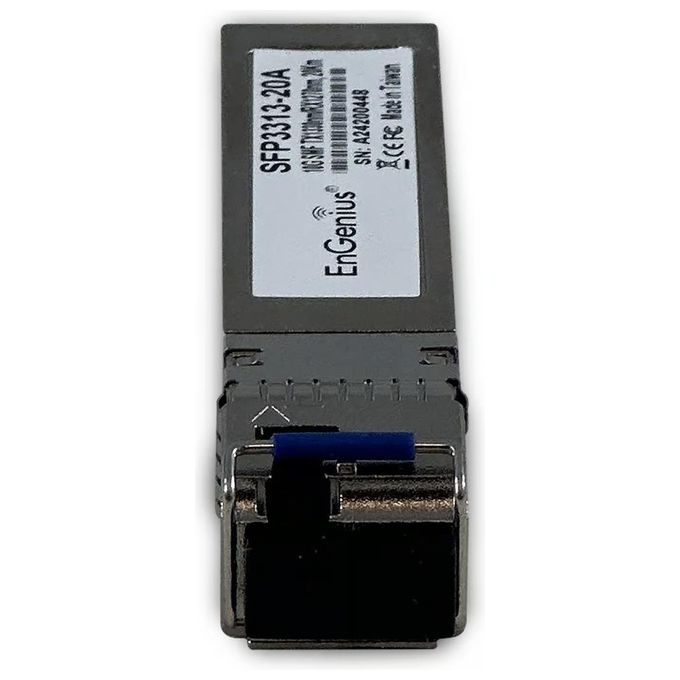 EnGenius SFP3313-20A Modulo Ricetrasmettitore di Rete Fibra Ottica 10000 Mbit-s SFP+ Single-Mode BiDi 20 km DDM LC Grigio