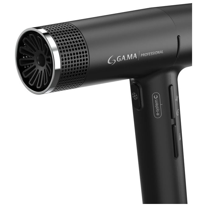 Ga.ma PH6065.BK iQ1 Perfetto Asciugacapelli 1600W Motore Brushless 110000 rpm Oxy-Active 3 velocita' 4 temperature colore Nero