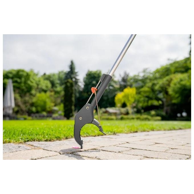 Gardena 11700-20 Pinza da Giardino Ergonomica 4 in 1 Multifunzione Afferrare Infilzare Rastrellare Raschiare Acciaio Inox 70% Plastica Riciclata