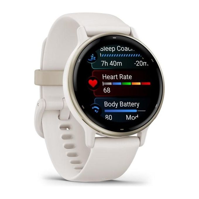 Garmin 010-02862-11 Vivoactive 5 Smartwatch GPS AMOLED 1.2'' 4 GB Wi-Fi NFC Body Battery 11 giorni colore Bianco