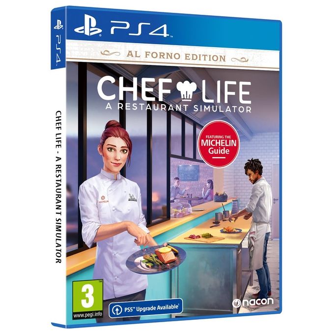Nacon PS4CHEFSLIFESPIT Chef Life Al Forno Edition Videogioco PS4 Simulazione Ristorante Multilingua PEGI 3