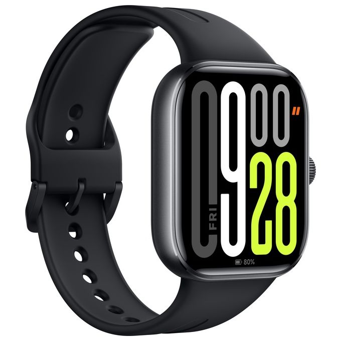 XIAOMI BHR9389GL Redmi Watch 5 Smartwatch con Display AMOLED 2.07'' Bluetooth 5 ATM GPS Integrato Autonomia 24 Giorni colore Nero
