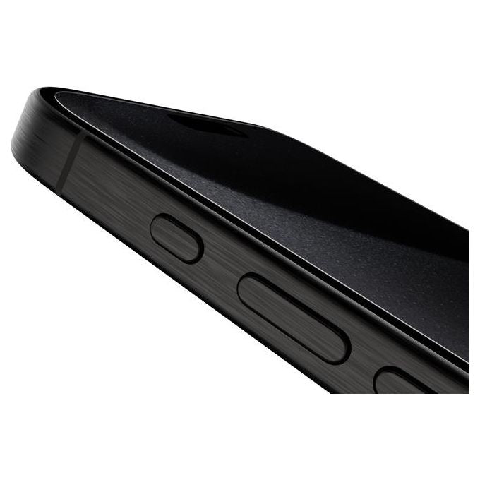 Belkin OVA150ZZ ScreenForce Pellicola Privacy Vetro Temperato per iPhone 15 Pro Max 6.7'' Antimicrobico 9H