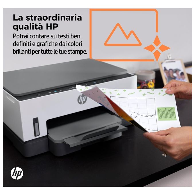 HP 28B54A Smart Tank Plus 7005 Stampante Multifunzione Inkjet A4 Wi-Fi Fronte Retro Automatica 12.000 pag Nero 8.000 pag Colore colore Bianco