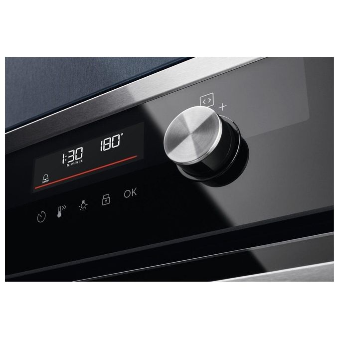 Electrolux KOFDP76X Serie 600 Forno da incasso Elettrico Pirolitico 72 L Classe A+ SurroundCook Multifunzione Touch Control (59x60x57 cm) colore Acciaio Inox