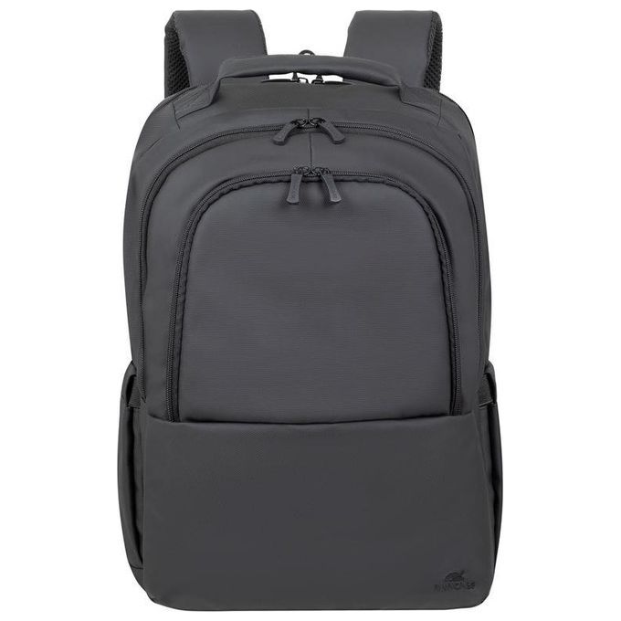 Rivacase 8435 BLACK ECO BACKPACK Tegel Zaino per Laptop fino a 15.6'' con Materiale Riciclato RPET Impermeabile colore Nero