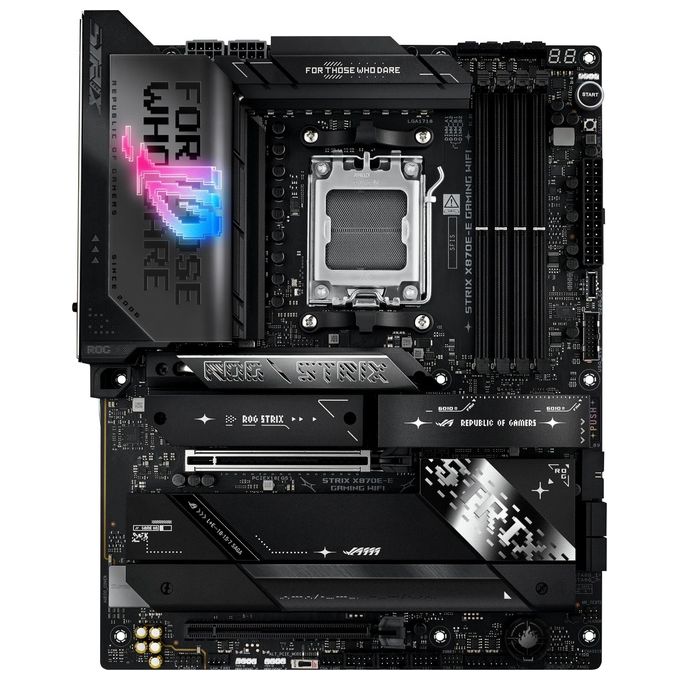 Asus 90MB1IB0-M0EAY0 ROG Strix X870E-E Gaming WiFi Scheda Madre ATX Socket AM5 DDR5 PCIe 5.0 5x M.2 Wi-Fi 7 USB4