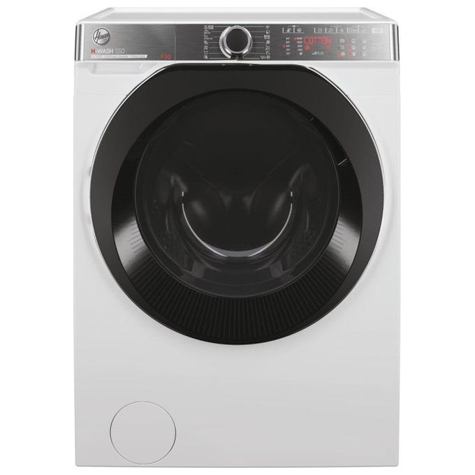 Hoover H-WASH 550 H5WPB68AMBC-1-S - Lavatrice a carica frontale 8 kg, 1600 rpm, Classe A, Motore Inverter, Programma Allergy Care, (85x60x52 cm), Bianco