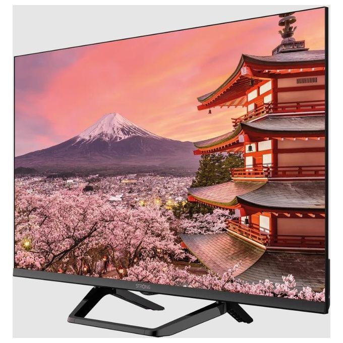 Strong SRT32HG6733C Serie G673C Smart TV 32'' HD Ready Google TV DVB-T2 Wi-Fi Bluetooth HDR10 colore Nero