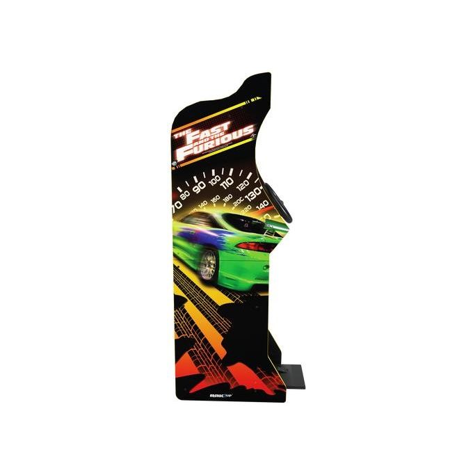 Arcade1Up FAFA300211 The Fast and The Furious Cabinato Arcade Deluxe 2 Giochi Volante Pedali Wi-Fi Schermo 17'' colore Multicolore