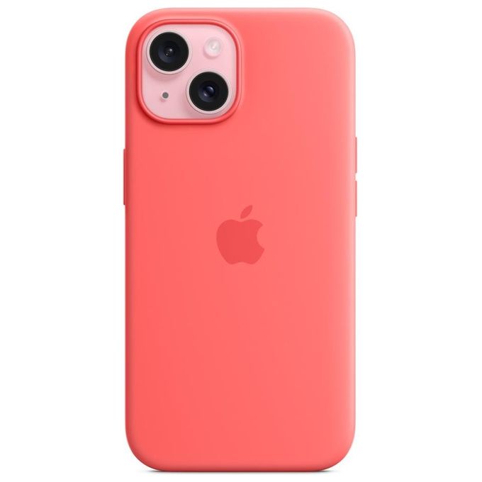 Apple MT0V3ZM-A Custodia MagSafe in Silicone per iPhone 15 colore Guava