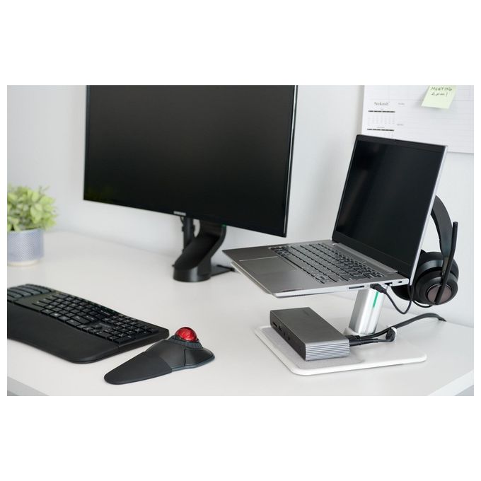 Kensington K83451WW H2000 Cuffie Over-Ear USB-C con Microfono Cancellazione Rumore Plug and Play colore Nero