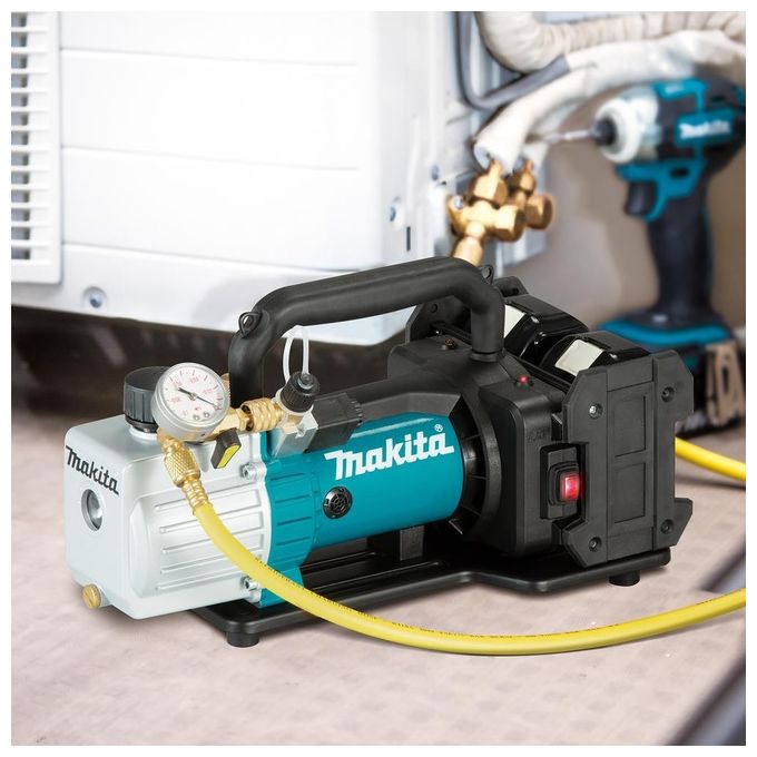 Makita DVP181ZK Pompa per vuoto a batteria 18V 2x18V 113 l-min 3 Pa serbatoio 300 ml colore Nero