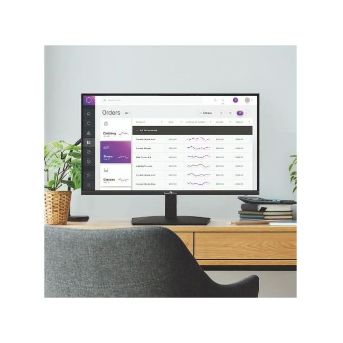 Smart Tech 238N01FIF Monitor PC 23.8'' IPS Full HD 1920x1080 75Hz 4ms HDMI VGA FreeSync colore Nero