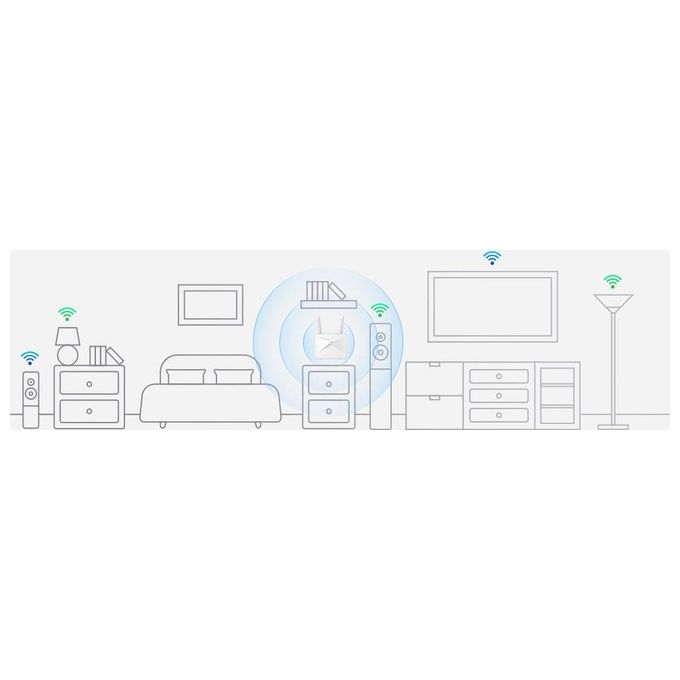 D-Link, Router 4G, EAGLE PRO AI AX1500, Wi-Fi 6, Dual-band, Gigabit Ethernet, Blu e Bianco