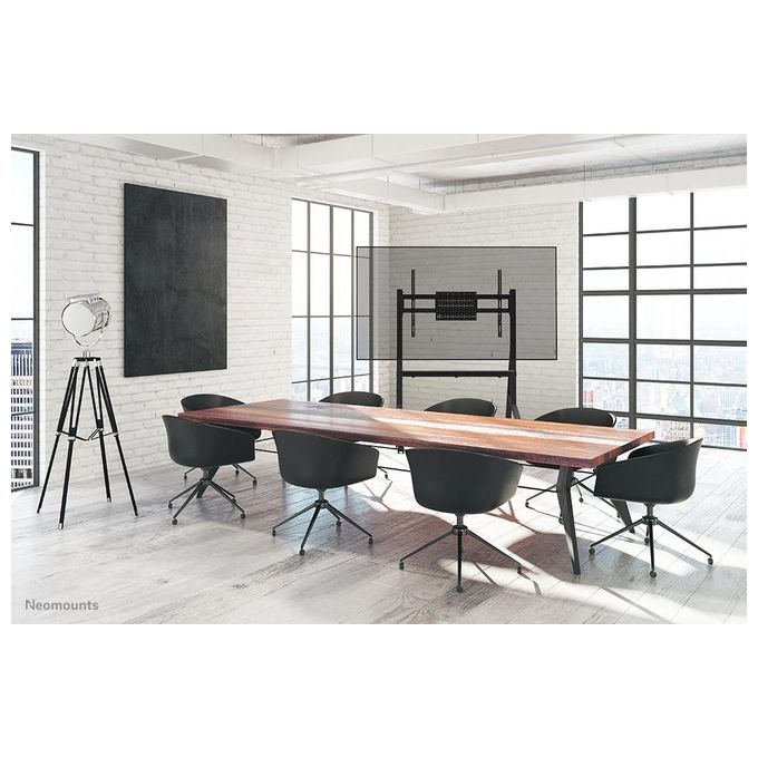 Neomounts FL50-525BL1 Move Go Supporto Monitor da Pavimento fino a 86'' 76 Kg VESA 900x600 mm colore Nero