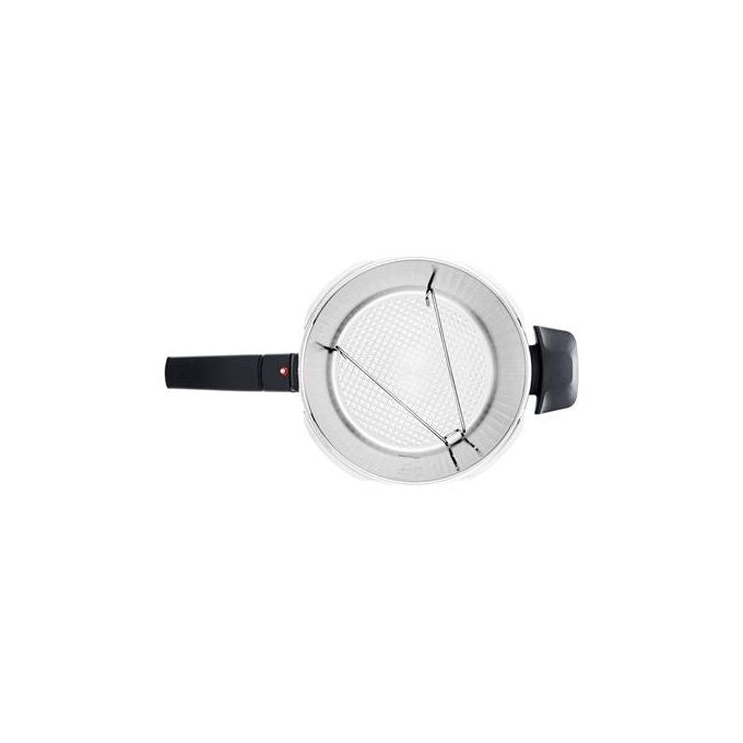 Fissler 622-412-06-070-0 Vitavit Premium Pentola a pressione 6 L 22 cm 4 livelli cottura inclusi induzione acciaio inox colore Acciaio