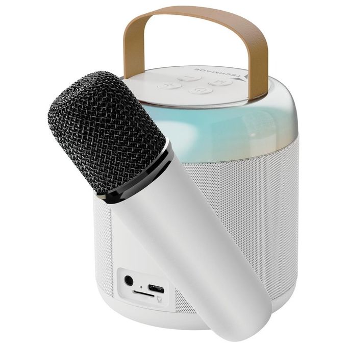 Techmade Speaker Karaoke Bianco