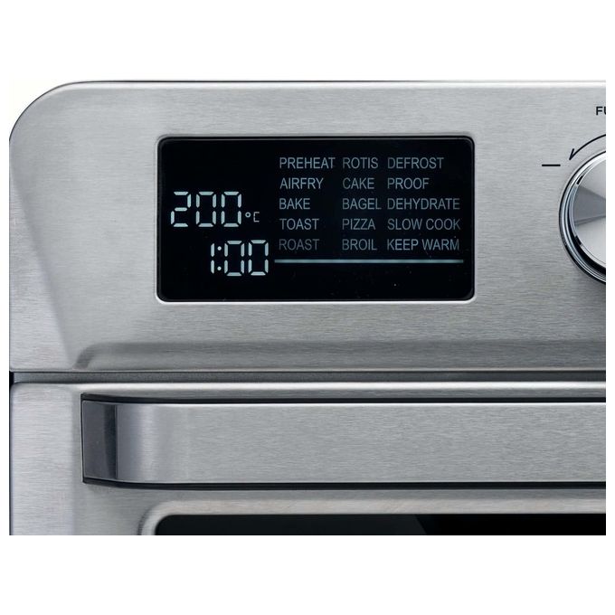Ariete 4629 Friggitrice ad Aria 25 L 1700 W 15 Funzioni Display Digitale colore Silver