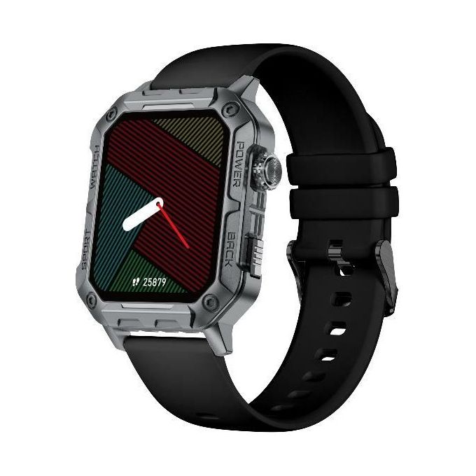Nilox NXSWTRAILWATCH Trailwatch Smartwatch 1,91'' 320x385 Pixel Resistente all'Acqua IP67 Batteria 5 Giorni colore Nero