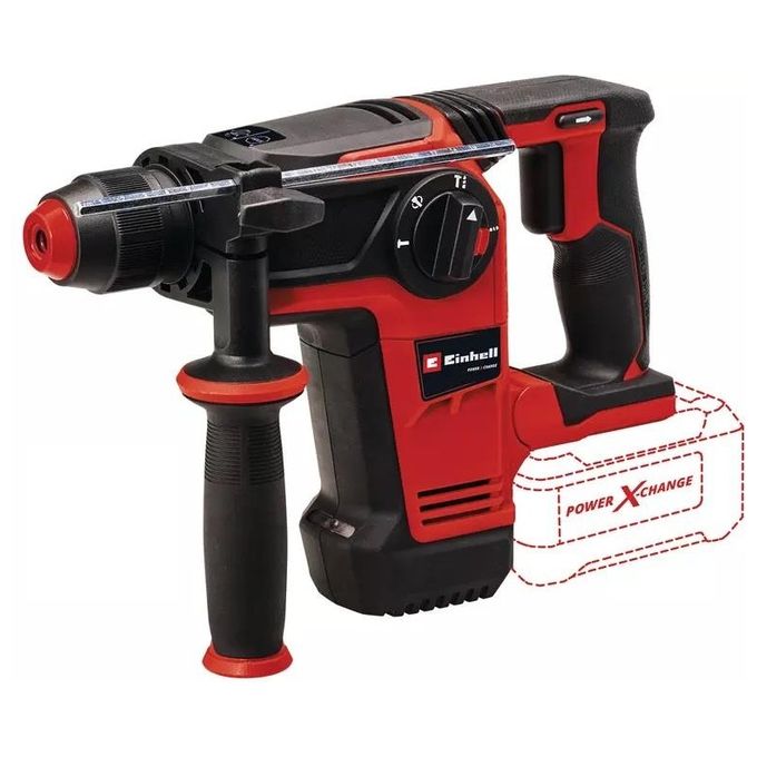 Einhell 4514274 TP-HD 18-28 Li BL+4 Martello Tassellatore a Batteria 18V 3 Ah Brushless con Batteria e Caricabatterie colore Nero Rosso 3,09