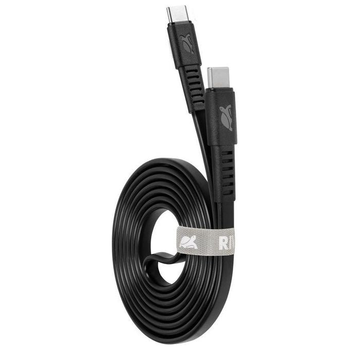 Rivacase Cavo di Ricarica Piatto Type-C - Type-C 1.2mt Nero