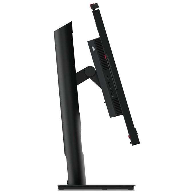 Lenovo 63D7UAT3EU ThinkVision T24mv-30 Monitor PC 23.8'' Full HD IPS LED 75Hz USB-C 90W Webcam 5MP Hub USB Ethernet colore Nero
